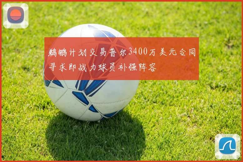 鹈鹕计划交易普尔3400万美元合同寻求即战力球员补强阵容